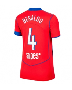 Billige Fotballdrakt Paris Saint-Germain Lucas Beraldo #4 Replika Tredjedrakt Dame 2025-26 Kortermet Billige Fotballdrakt Paris Saint-Germain Lucas Beraldo #4 Replika Tredjedrakt Dame 2025-26 Kortermet